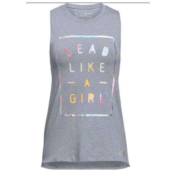 ♦️NWT HP🎉Under Armour Lead Like a Girl Tank , # SPWW - Picture 1 of 8